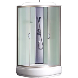 Душевая кабина Loranto 90x90 см CS-6690-25 F, хром/матовое - фото 