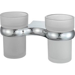 Двойной стакан для зубных щеток WasserKraft Berkel K-6828D - фото 