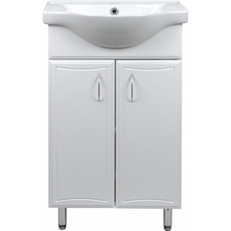 Тумба напольная с раковиной Стиль Коралл 50 см (раковина Basic) - фото 