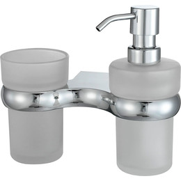 Держатель стакана и дозатор для жидкого мыла WasserKraft Berkel K-6889 - фото 