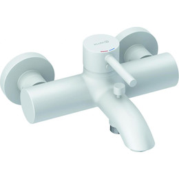 Смеситель для ванны Kludi Bozz 386915376, белый матовый - фото 