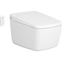 Унитаз-биде подвесной безободковый Vitra V-Care Prime 7231B403-6216 с крышкой микролифт - фото 