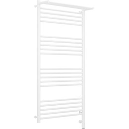 Полотенцесушитель электрический Сунержа Богема с полкой 3.0 П20 1200x600 мм (прямая перемычка) 12-5807-1260 R, белый - фото 