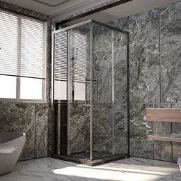 Душевое ограждение Veconi Premium Trento 120x90 см PTC20-GR-12090-01-C4 (стекло 8 мм), графит/прозрачное - фото 