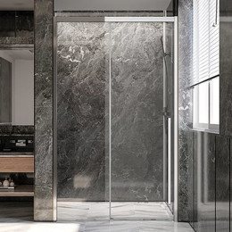 Душевая дверь Veconi Premium Trento 140 см PTD30-CH-140-01-C4 (стекло 8 мм), хром/прозрачное - фото 