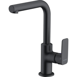 Смеситель для раковины Kludi Pure&Style 400243975, черный матовый - фото 