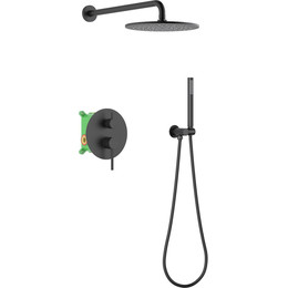 Душевая система для душа Timo Saona SX-2369/03SM, черный матовый - фото 