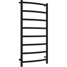 Полотенцесушитель электрический Сунержа Галант 4.0 П8 1000x500 мм 31-0830-1050 L, чёрный матовый - фото 