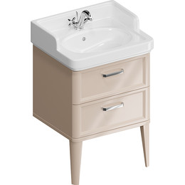 Тумба напольная с раковиной Kerama Marazzi Pompei Neo 60 см PO.N.60.2\CAM, бежевый глянцевый - фото 