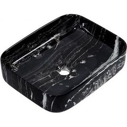 Раковина-чаша Mirsant SHELL-0619 50 см, Black Marble - фото 