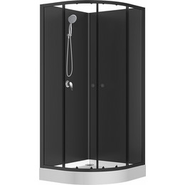 Душевая кабина Loranto Neo 90х90 см CS-21800BP, чёрный/прозрачное - фото 