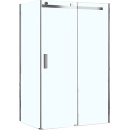 Душевое ограждение Loranto Neo 120x100 см CS-22111-120*100 (стекло 8 мм) хром/прозрачное - фото 