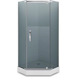Душевое ограждение Loranto Neo 100x100 см CS-22112-100 (стекло 8 мм) хром/тонированное - фото 