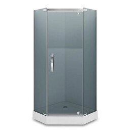 Душевое ограждение Loranto Neo 90x90 см CS-22112 (стекло 8 мм) хром/тонированное - фото 