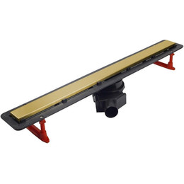Трап Pestan (BETTOSERB) Confluo Frameless Gold Line 750 13701223, золото глянец (под плитку), Цвет производителя: золото глянец, Размер трапа: 750 - фото 