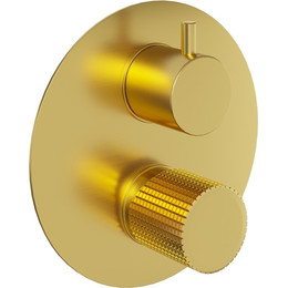 Смеситель для ванны Paini Cox Grip 7GPJ6911, матовое золото - фото 