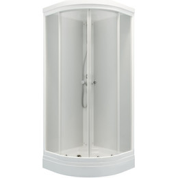 Душевая кабина Triton Ультра А 80x80 см, белый/прозрачное - фото 