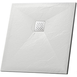 Поддон каменный Grossman Strong 100x100 см GR-S1100100Q, белый матовый - фото 