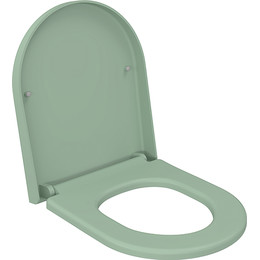 Сиденье с крышкой для унитаза Ambassador Abner микролифт 102T21001, мятный матовый - фото 