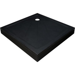 Поддон Ravak Perseus Pro 100x100 см XA03AA01010BM, чёрный матовый - фото 