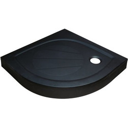 Поддон Ravak Elipso Pro 80х80 см XA234401010BM, чёрный матовый - фото 