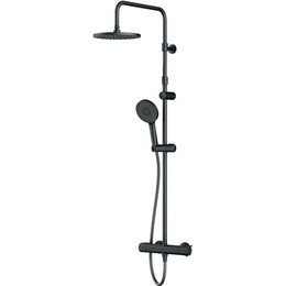 Душевая стойка с термостатом Am.Pm X-Joy F0785A422, черный, Цвет производителя: чёрный - фото 