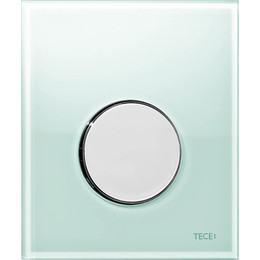 Кнопка смыва TECEloop Urinal 9242653, зеленый/хром глянцевый - фото 