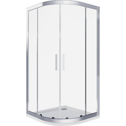 Душевое ограждение Bas Cofe R-80-C-CH 80x80 см, хром/прозрачное - фото 