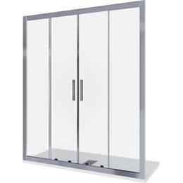 Душевая дверь Bas Cofe WTW-TD-160-C-CH 160 см, хром/прозрачное - фото 