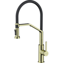 Смеситель для кухни Omoikiri Makkari 2 Plus-SB LG-BL 4994496, светлое золото - фото 