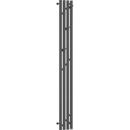 Полотенцесушитель электрический Сунержа Кантата 3.0 П4 1500x159 мм R 15-5847-1516, тёмный титан муар - фото 