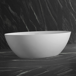 Ванна отдельностоящая Abber AB9374-1.8 180x85 см, Размер - мм: 1800х850 - фото 