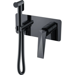 Набор для гигиенического душа Boheme Venturo 377-SGM, shine gun metal, Цвет производителя: shine gun metal - фото 