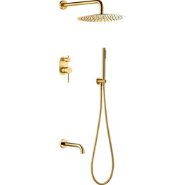 Душевая система для ванны Boheme Uno 464-2-G, золото, Цвет производителя: золото - фото 