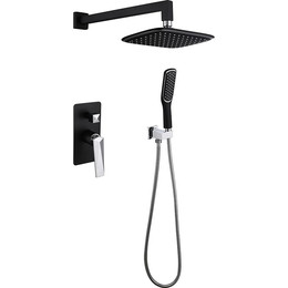 Душевая система для душа Boheme Venturo 374-B, black chrome, Цвет производителя: black chrome - фото 