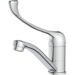 Смеситель для раковины с локтевой (хирургической) ручкой Lemark Project LM4637C - фото 