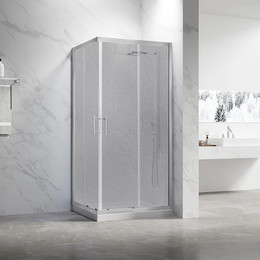 Душевое ограждение Veconi Rovigo Pear 80x80 см RV27CH-8080-02-C8, хром/матовое - фото 