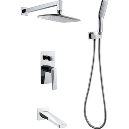 Душевая система для ванны Boheme Venturo 374-2, chrome - фото 