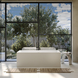 Ванна отдельностоящая Abber Stein 170x75 см AS9602 - фото 