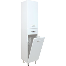 Пенал напольный Onika Модерн 40 см R 404010 с бельевой корзиной - фото 