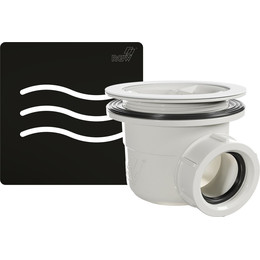 Сифон для душевого поддона RGW S-010-1 90 мм 502411101-04, чёрный - фото 