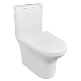 Унитаз-моноблок безободковый Azario Sente AZ-8614 с крышкой микролифт - фото 