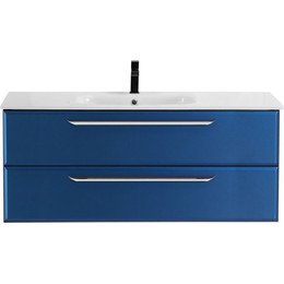 Тумба подвесная с раковиной Cezares ECO-CER-1200-2C-SO-SPF-P 120 см, Sapfiro - фото 