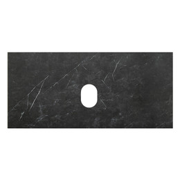 Столешница BelBagno Bellagio 100 см KEP-100-MNO-W0, Marmo Nero Opaco - фото 