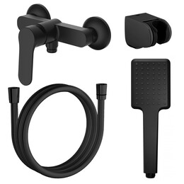 Смеситель для душа Azario Elvis AZ-WWK338155PA, черный, Цвет производителя: чёрный - фото 