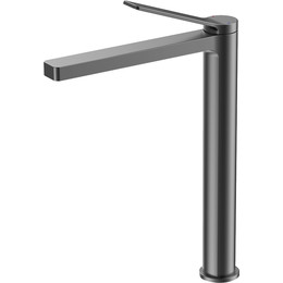 Смеситель для раковины высокий Azario Vise AZ-VQQ168R30AJ, графит, Цвет производителя: оружейная сталь - фото 