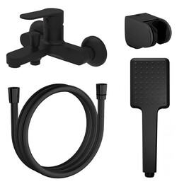 Смеситель для ванны Azario Elvis AZ-WWK238155PA, черный - фото 