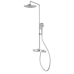 Душевая стойка с термостатом Azario Piano AZ-678U87ZA8-1DA1K17A-JR3A50AC, Цвет производителя: хром - фото 