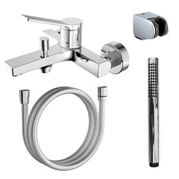 Смеситель для ванны Azario Vise AZ-VSA238330C, Цвет производителя: хром - фото 