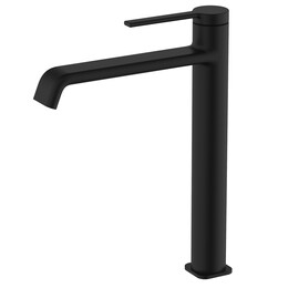 Смеситель для раковины высокий Azario Vincente AZ-VPV168R26PA, черный, Цвет производителя: чёрный - фото 